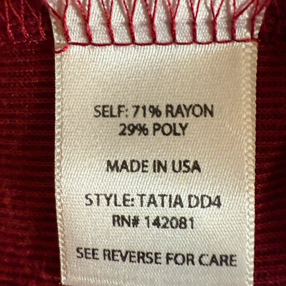 Altar’d State Taysia Wrap Mini Dress Red size Medium - Picture 6 of 7